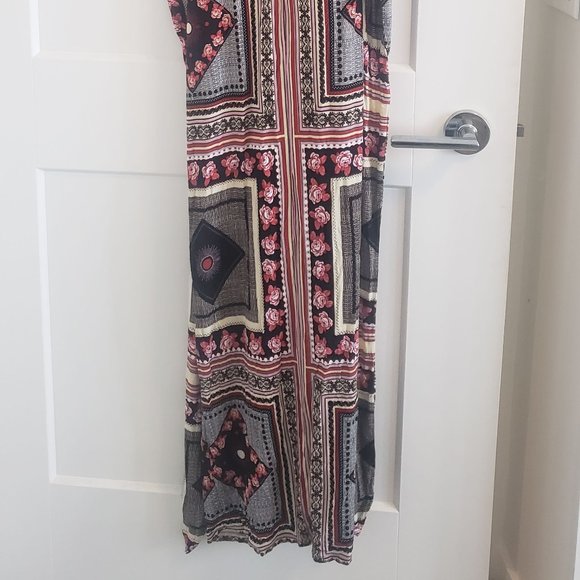 Free People - Katie Patchwork Midi Dress - M - Picture 6 of 8